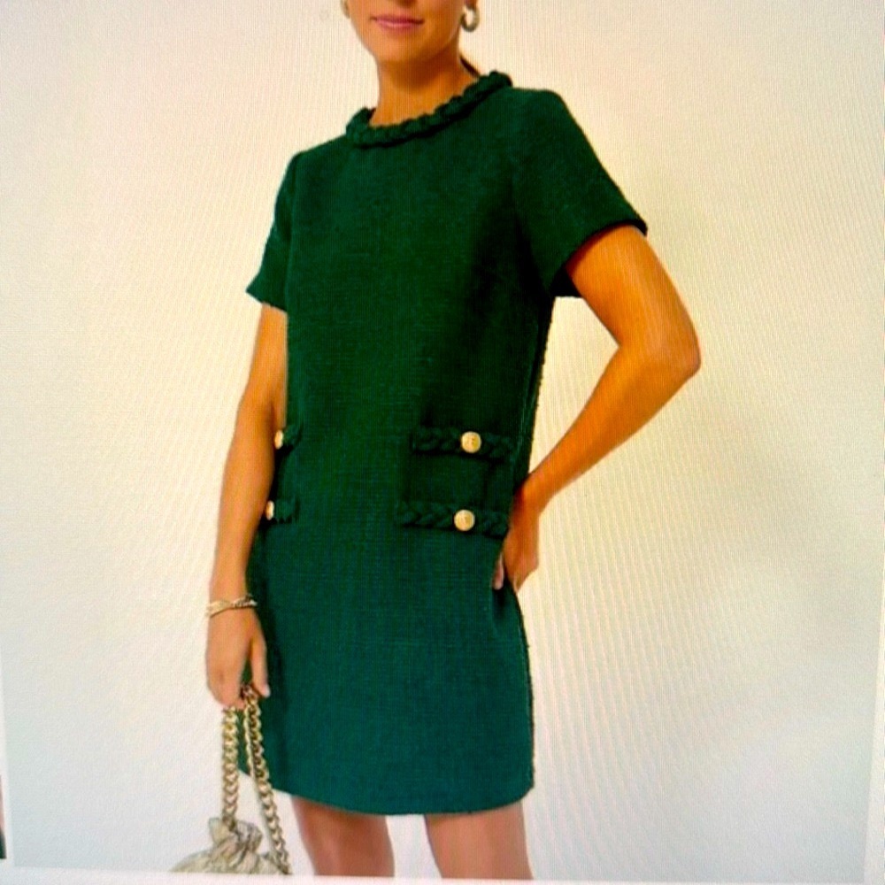 NWT Tuckernuck Hunter Green Jackie Dress XL